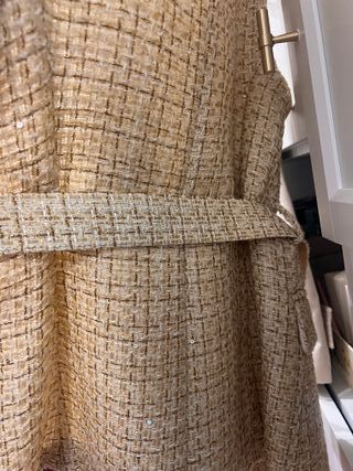 Chaleco Zara Dorado Vestir