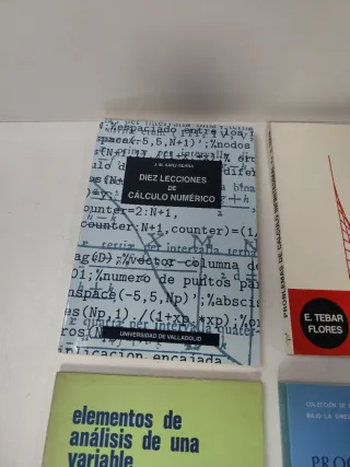 Lote 9 Libros de cálculo