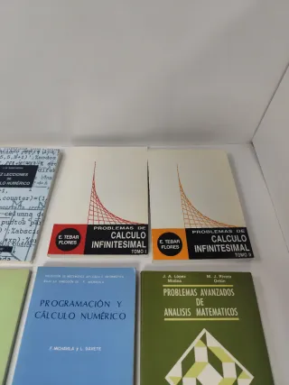 Lote 9 Libros de cálculo