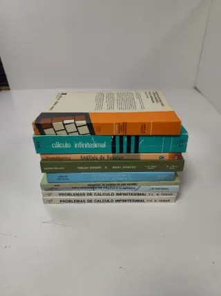 Lote 9 Libros de cálculo