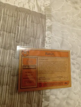 Cromos Fútbol Real Madrid C.F. Raúl