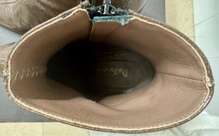 2 pares de Botines piel tacón medio mujer talla 36