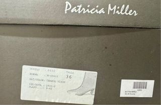 2 pares de Botines piel tacón medio mujer talla 36