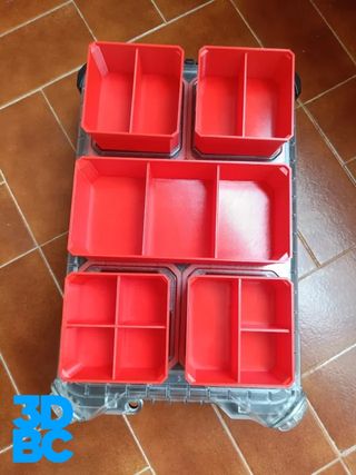 5 Cajas insertos para Milwaukee PACKOUT