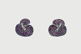 Juego De Oro Blanco De 18K Con Diamantes.. Ref: 044-07-01270