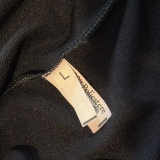 Y2k stile - Maglia nera con scritte glitter rosse