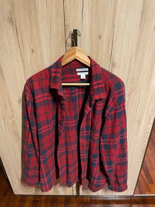 Camicia a quadri in flanella