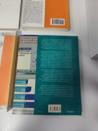 Estadística, gestión, auditoría. Lote 6 libros.