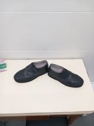 Zapatos niño cuero talla 36 negros