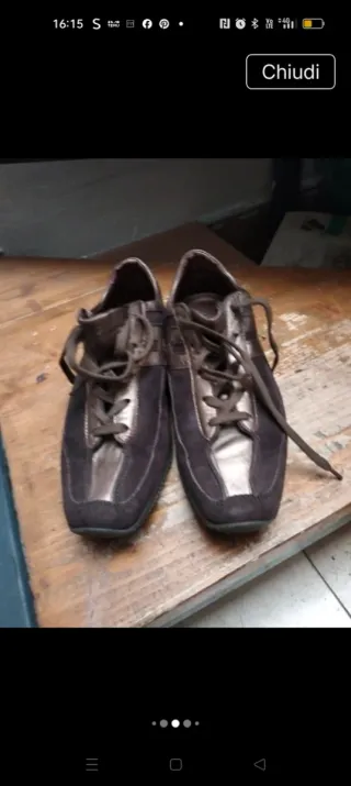 Mocassini Hogan Marrone/Oro