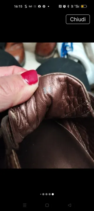 Mocassini Hogan Marrone/Oro