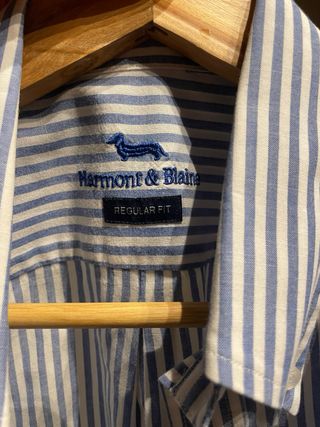 Camicia Harmont & Blaine righe blu/bianco taglia L