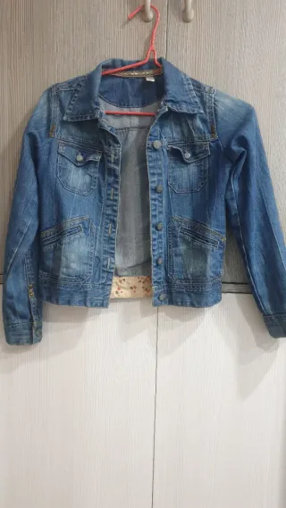Chaqueta vaquera niña talla 10 años
