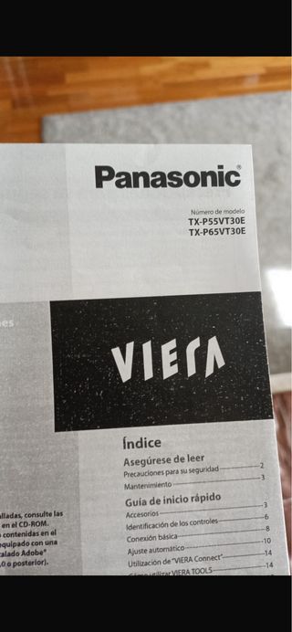 TV Panasonic 65 Negra