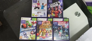 Lote 5 Juegos Kinect Xbox 360