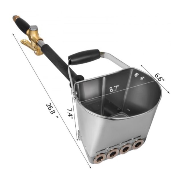 Pistola Proiettore Gesso/Mortaio Mophorn 4 Getti