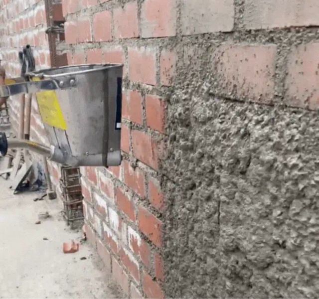 Pistola Proiettore Gesso/Mortaio Mophorn 4 Getti