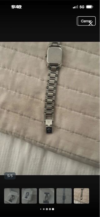 Reloj Calypso Mujer Plata y Blanco