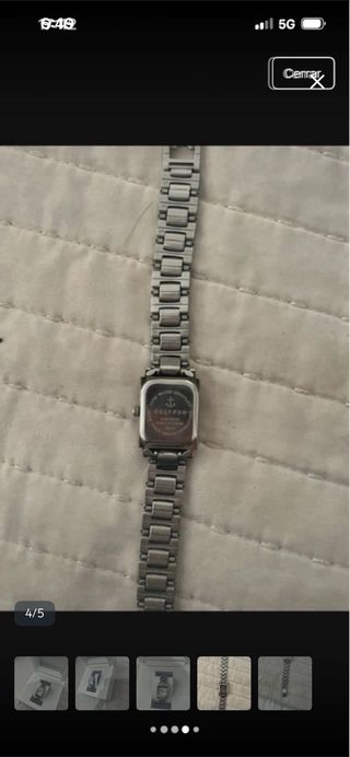 Reloj Calypso Mujer Plata y Blanco