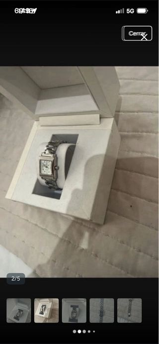 Reloj Calypso Mujer Plata y Blanco