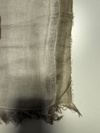 Sciarpa artigianale unisex beige e marrone