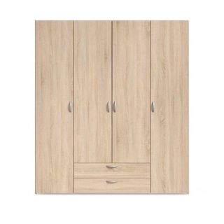 Armario modular madera color beige/marrón