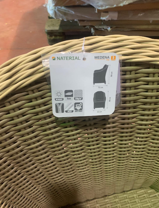 Set de 2 sillones de jardín MEDENA LEROY MERLÍN
