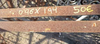 Barandilla de hierro forjado