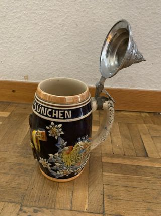 Jarra cerveza alemana Múnich