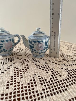 Set 2 Mini Teiere da Collezione