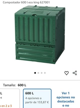 Compostador 600 l eco king 627001