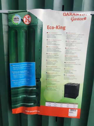 Compostador 600 l eco king 627001