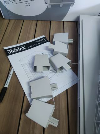 Armario bajo Urban S Toomax gris claro