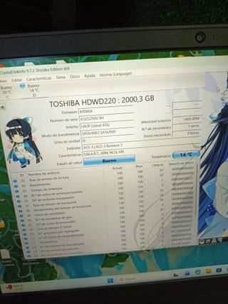 Disco Duro Toshiba P300 3.5" 2 TB SATA 3