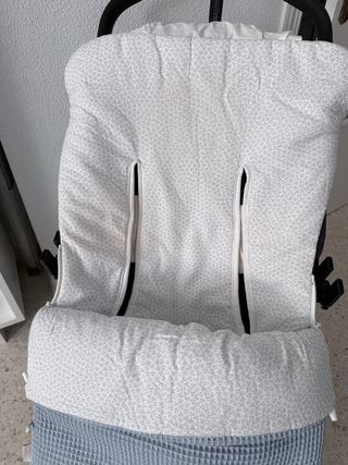 Saco entretiempo silla bebé estampado