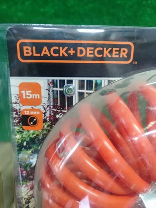 BLACK+DECKER Manguera flexible de jardín – 15 metros