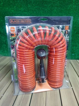 BLACK+DECKER Manguera flexible de jardín – 15 metros