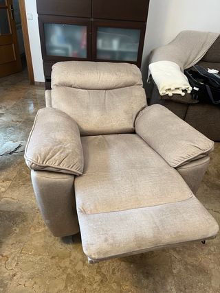 Sillón reclinable eléctrico 1 plaza