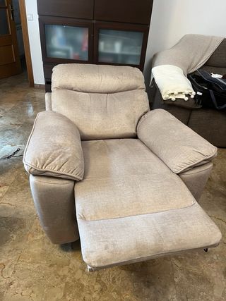 Sillón reclinable eléctrico 1 plaza