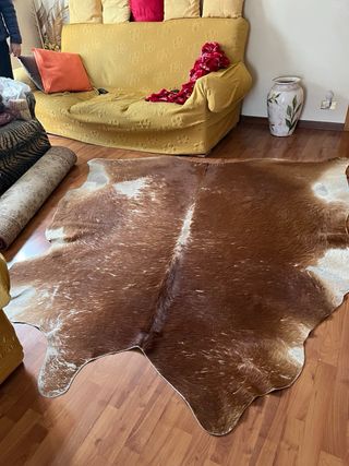 Tappeto in vera pelle di mucca