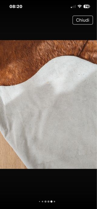 Tappeto in vera pelle di mucca