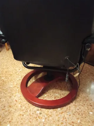 Sillón relax motorizado negro