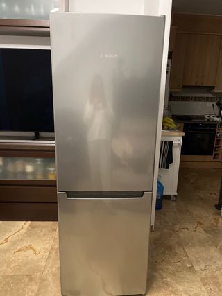 Nevera Bosch plateada