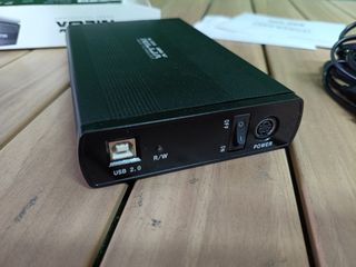 Nilox DH0003ER-SB - Carcasa para Discos Duros de 3.5 Pulgadas, Color Negro