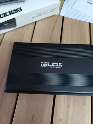 Nilox DH0003ER-SB - Carcasa para Discos Duros de 3.5 Pulgadas, Color Negro