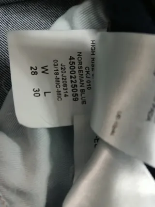 Jeans Calvin Klein Blu Donna