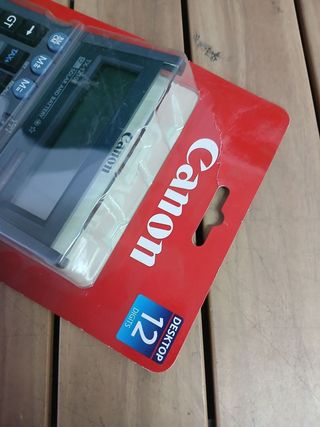 Calculadora Canon TX-1210E Gris