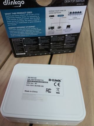 Switch D-Link GO-SW-5G 5 Puertos Gigabit
