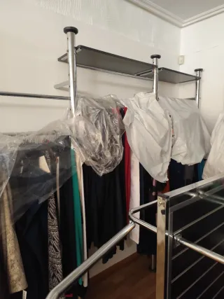 Mobiliario Tienda Modular Negro y Cromado