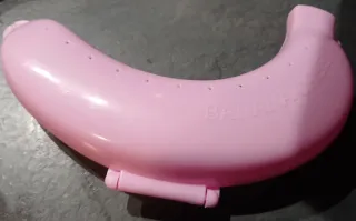 Porta banana rosa